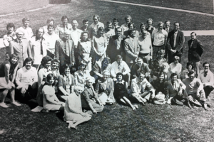 1975 staff photo at Hudson's Bay HS