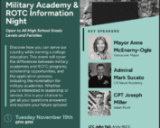 Military Academy ROTC Info Night