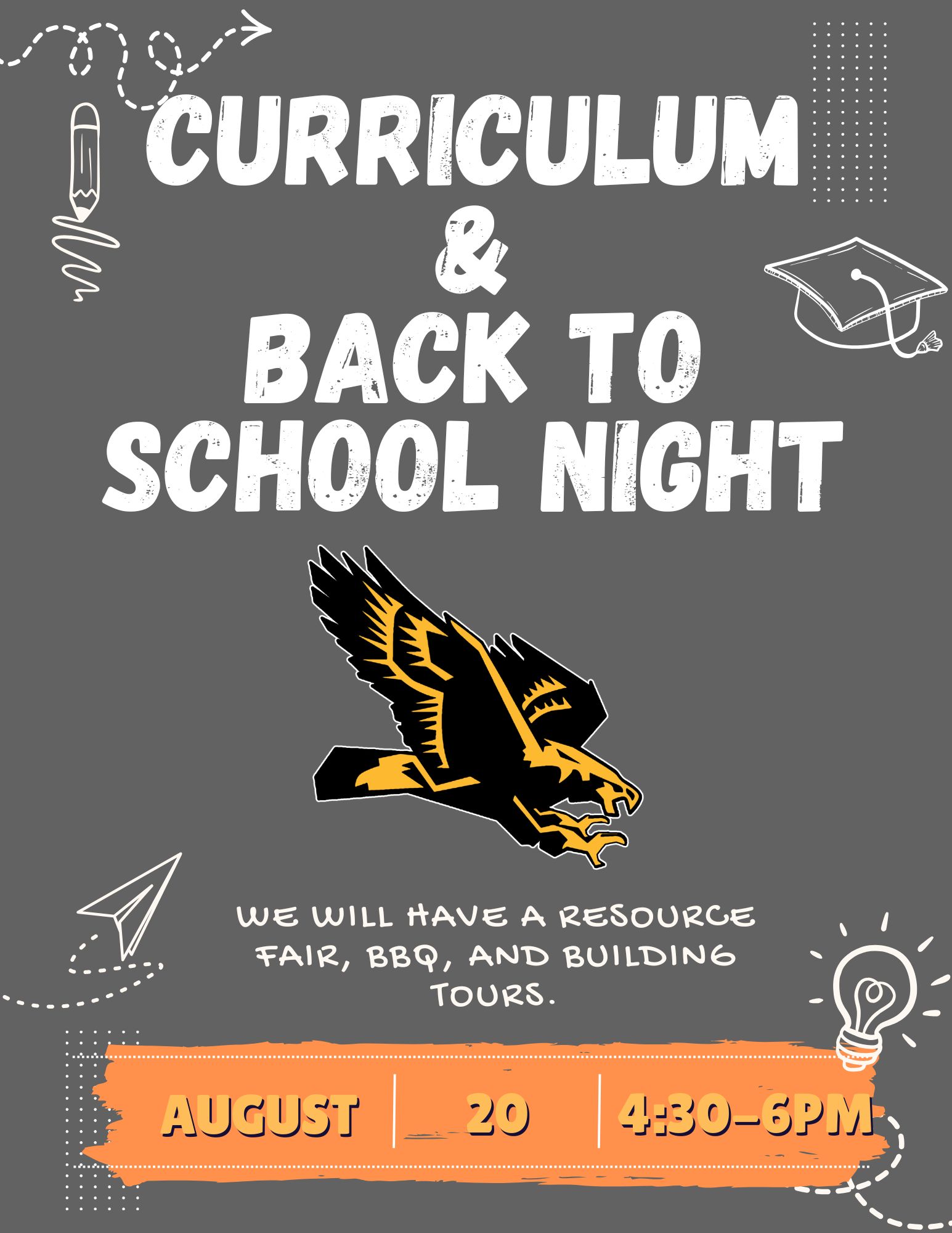 Curriculum & Back to School Night BBQ!